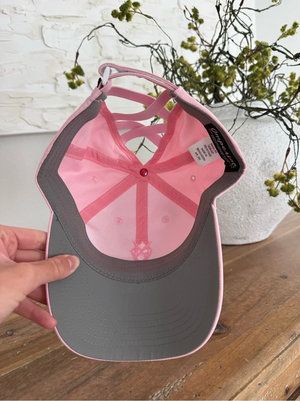 Collier’s Reserve Kids Pink Golf Hat with Embroidered Detail